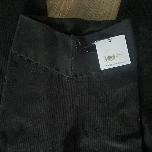 NWT Beach Riot Tory Ribbed Knit Flare Pant L - Picture 9 of 11